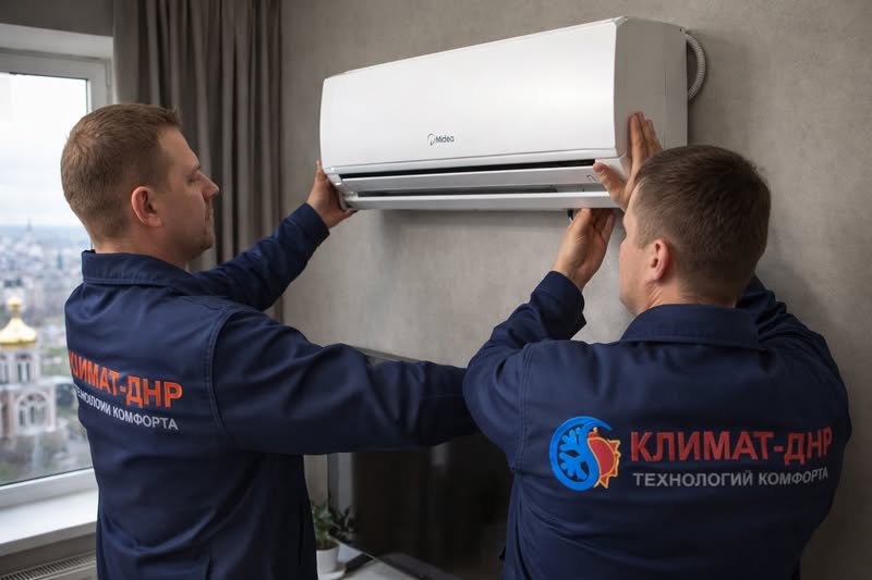 Установка кондиционера