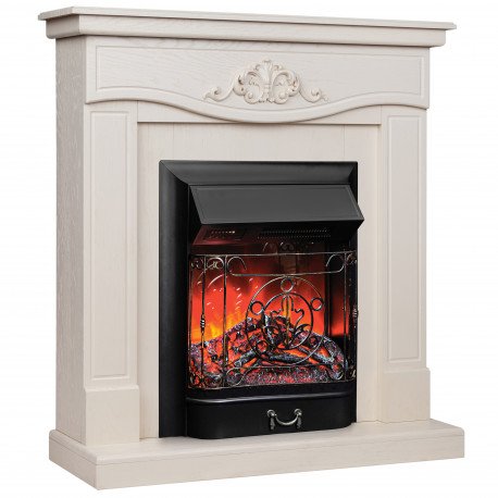 Каминокомплект RealFlame Junona WT с очагом Majestic Lux Black S в ДНР
