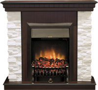 Каминокомплект RealFlame Elford STD/EUG/25'5/HL AO с очагом Fobos s Lux Black/Brass в ДНР