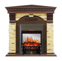 Каминокомплект Royal Flame Dublin угловой с очагом Fobos FX M Black в ДНР