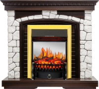 Каминокомплект Royal Flame Glasgow с очагом Fobos FX M Brass в ДНР