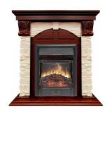Каминокомплект Royal Flame Dublin с очагом Majestic FX Black орех каньон в ДНР