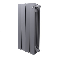 Биметаллический радиатор отопления Royal Thermo PianoForte 500 серебристый 4 секции в ДНР