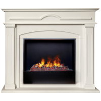 Электрокамин RealFlame Mirra 26 WT пастельно-белый с очагом 3D Cassette 630