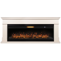 Каминокомплект Royal Thermo Aurora RTFP/P-AR60LS + портал Firelight California 60 IV молочный в ДНР