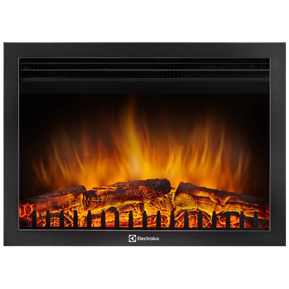 Каминокомплект Firelight Bricks 25U (угловой) с очагом Electrolux EFP/P-2520LS камень белый/белая эмаль в ДНР