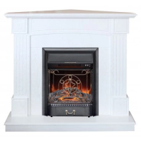 Каминокомплект RealFlame Andrea Corner с очагом Majestic Lux Black S в ДНР