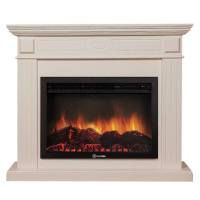 Каминокомплект Firelight Bianco 30 с очагом Electrolux EFP/P-3020LS N шпон беленый дуб в ДНР