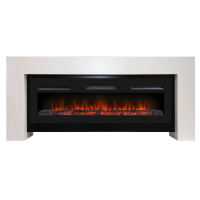 Каминокомплект Firelight Suprema Long с очагом Electrolux Infinity EFP/P-1600ULS белый/черный в ДНР