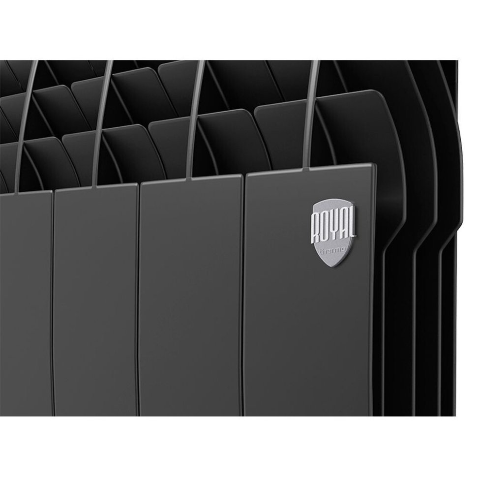 Биметаллический радиатор отопления Royal Thermo BiLiner 350 Noir Sable VR 8 секций в ДНР