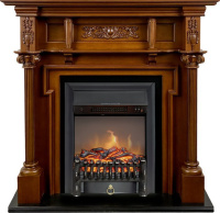 Каминокомплект Royal Flame Oxford с очагом Fobos FX M Black орех в ДНР