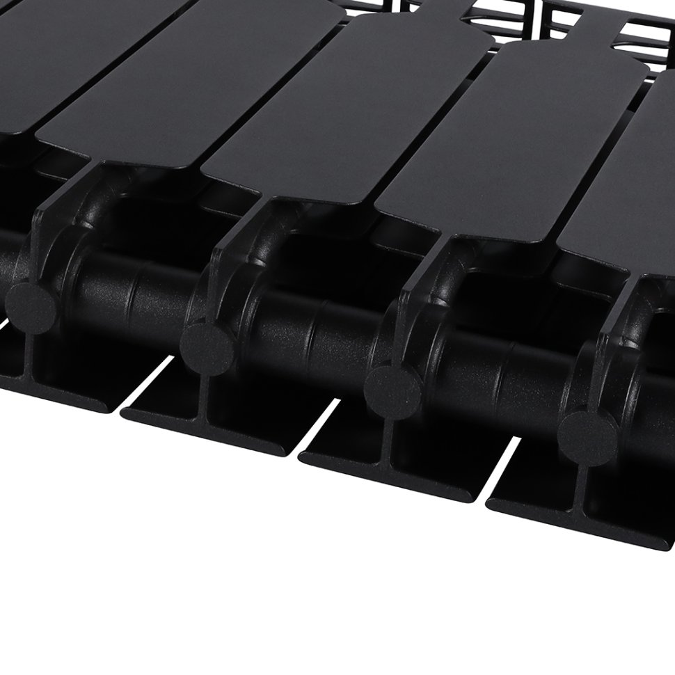 Биметаллический радиатор отопления Rifar Supremo 350 боковое подключение 10 секций антрацит в ДНР