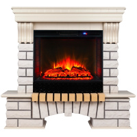Электрокамин RealFlame Country WT с очагом Sparta 25,5 LED Электрокамин RealFlame Country WT с очагом Sparta 25,5 LED