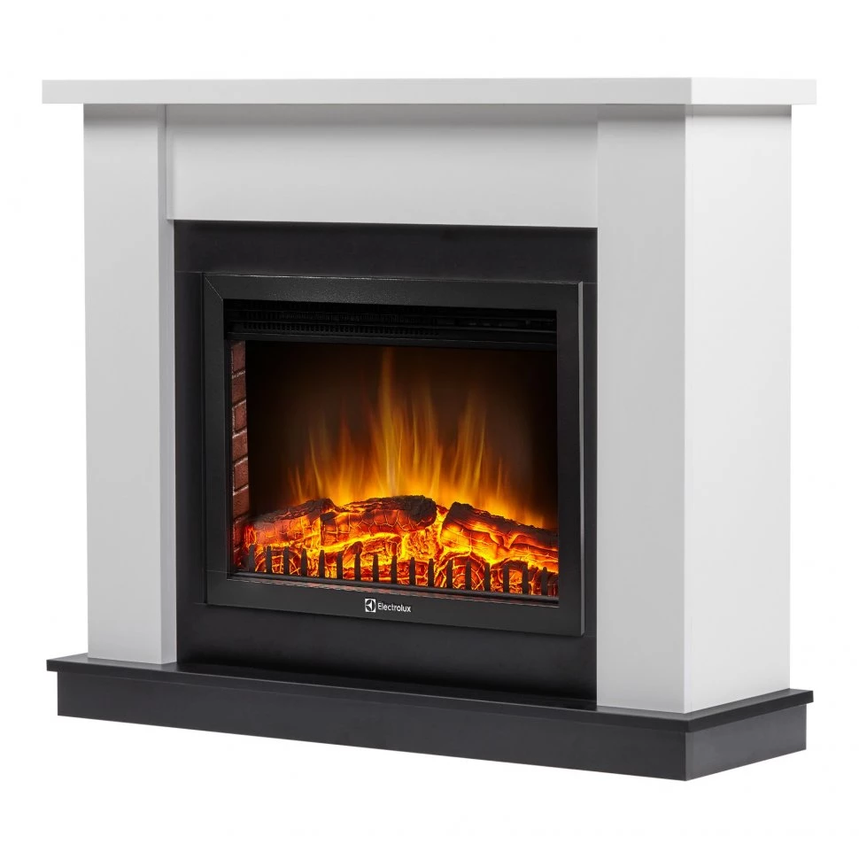 Каминокомплект Firelight Canto 25 с очагом Electrolux EFP/P-2520LS N белый в ДНР