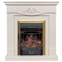 Каминокомплект RealFlame Junona WT с очагом Majestic Lux Brass S в ДНР