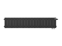 Биметаллический радиатор отопления Royal Thermo PianoForte 200 18 секций Noir Sable VDR