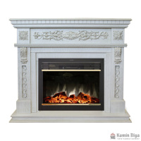 Каминокомплект RealFlame Estella 25,5/26 WT с очагом MoonBlaze LUX Brass в ДНР