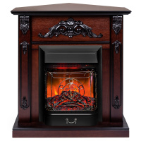 Электрокамин RealFlame Anita Corner AO античный дуб с очагом Majestic Lux Black RC Электрокамин RealFlame Anita Corner AO античный дуб с очагом Majestic Lux Black RC