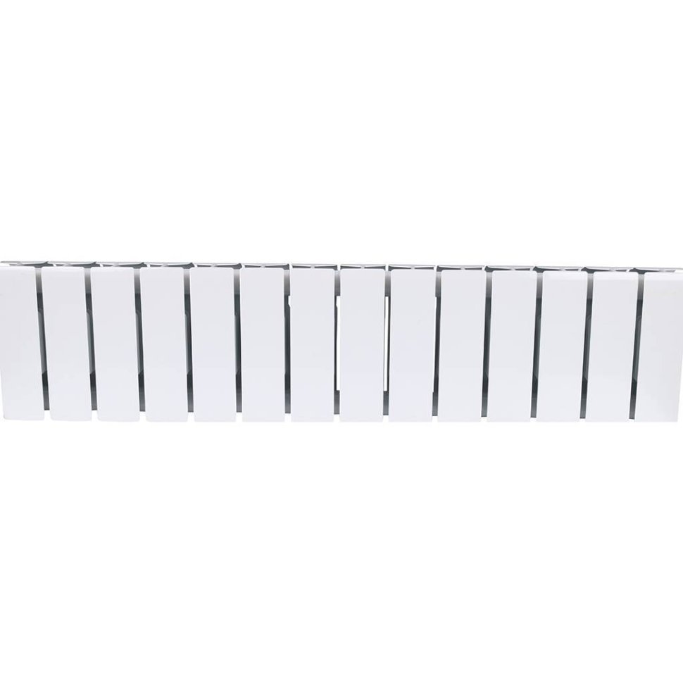 Биметаллический радиатор отопления Rifar Base 200 боковое подключение 14 секций белый RAL 9016 в ДНР