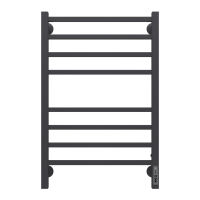 Электрический полотенцесушитель Terminus КС Ватикан П8 500х800 матовый черный