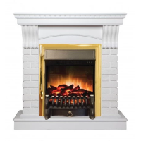 Каминокомплект RealFlame Jazz WT с очагом Fobos Lux Brass S в ДНР