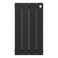 Биметаллический радиатор отопления Royal Thermo PianoForte 500 черный 4 секции в ДНР