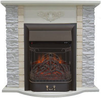 Каминокомплект Interflame Аспен сланец с очагом Majestic FX M Black в ДНР