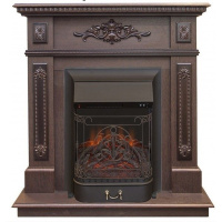 Каминокомплект RealFlame Lilian STD/EUG DN с очагом Majestic Lux Black S в ДНР