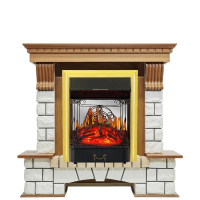 Каминокомплект Royal Flame Pierre Luxe с очагом Majestic FX M Brass в ДНР