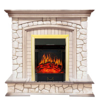 Каминокомплект Royal Flame Preston с очагом Majestic FX Brass в ДНР