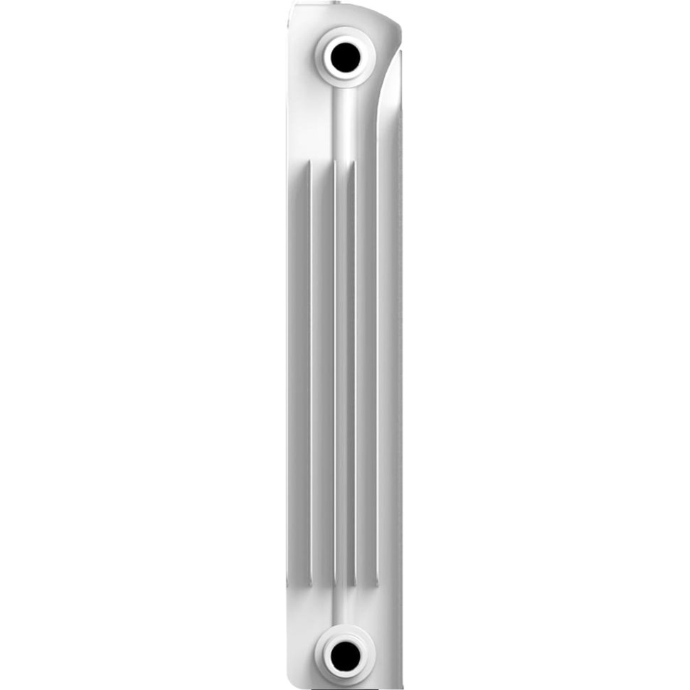 Биметаллический радиатор отопления Rifar Monolit 500 боковое подключение 6 секций белый RAL 9016 в ДНР