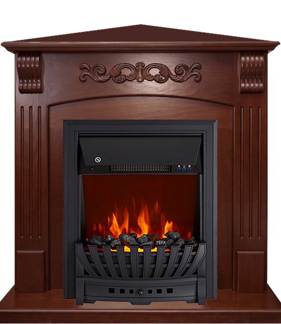Каминокомплект Royal Flame Sorrento угловой c очагом Aspen Black в ДНР