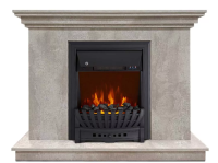 Каминокомплект Хорошие Камины Марс с очагом Royal Flame Aspen Black цемент в ДНР