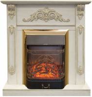Каминокомплект RealFlame Anita STD/EUG WTG с очагом Majestic Lux Brass S в ДНР