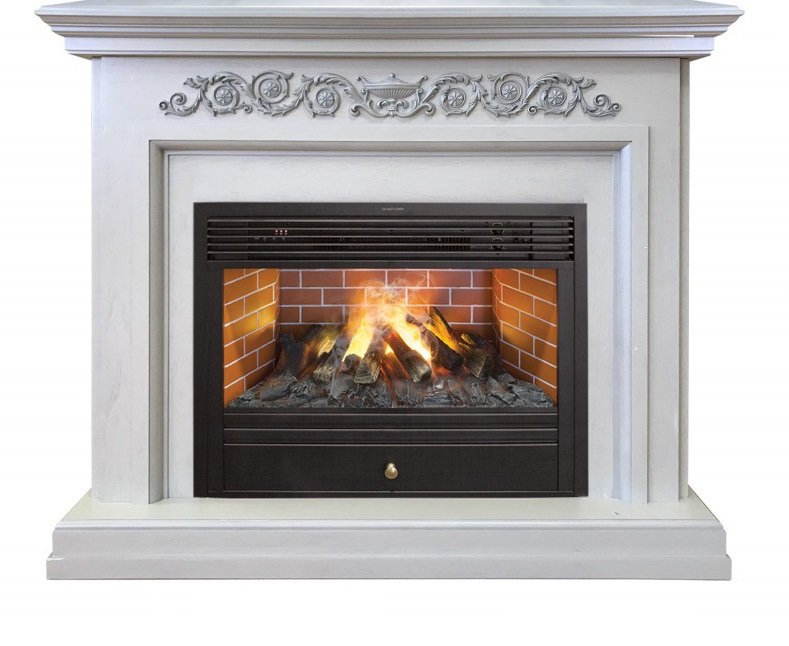 Каминокомплект RealFlame Leticia 26 WT с очагом 3D Novara в ДНР