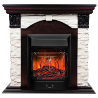 Электрокамин RealFlame Dublin Lux AO античный дуб с очагом Majestic Lux Black Электрокамин RealFlame Dublin Lux AO античный дуб с очагом Majestic Lux Black