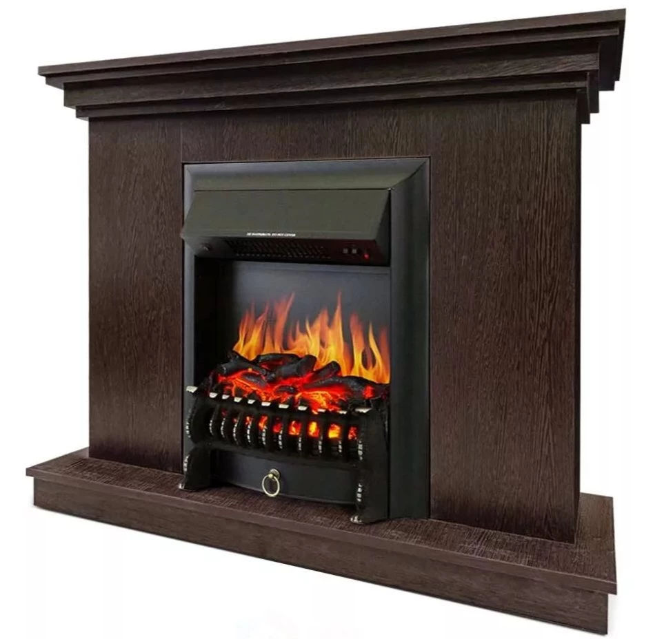 Каминокомплект Хорошие Камины Марс с очагом Royal Flame Fobos FX Black венге в ДНР