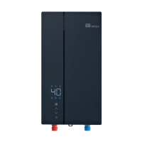 Проточный электрический водонагреватель E8 tempo RW90 синяя стеклянная панель в ДНР