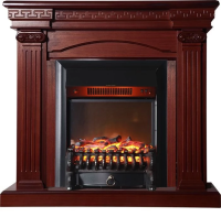 Каминокомплект Interflame Афина махагон с очагом Fobos FX M Black в ДНР