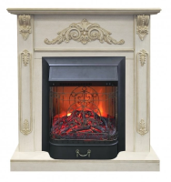 Каминокомплект RealFlame Anita corner STD/EUG WTG с очагом Majestic Lux Black S в ДНР