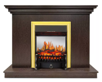 Каминокомплект Хорошие Камины Марс с очагом Royal Flame Fobos FX M Brass венге в ДНР