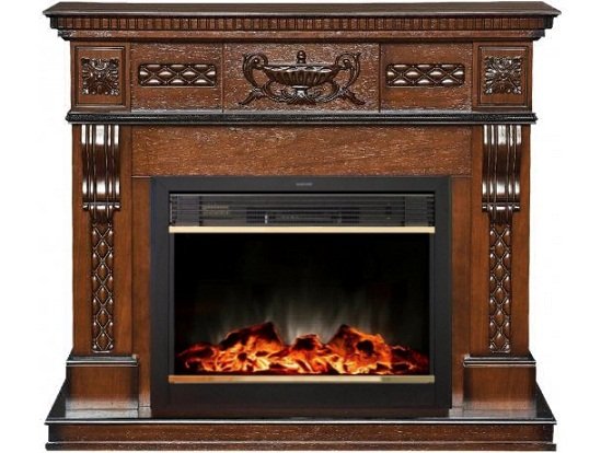 Каминокомплект RealFlame Corsica Lux 25,5 с очагом MoonBlaze S LUX Brass в ДНР