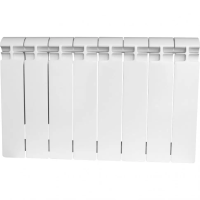 Радиатор биметаллический STOUT Alpha 350 (8 секций)