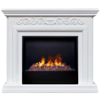 Электрокамин RealFlame Leticia 26 WT белый с очагом 3D Cassette 630 Электрокамин RealFlame Leticia 26 WT белый с очагом 3D Cassette 630