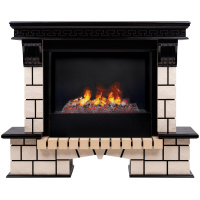 Электрокамин RealFlame Stone 26 AO античный дуб с очагом 3D Cassette 630
