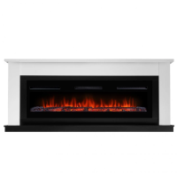 Каминокомплект Firelight Canto Long с очагом Electrolux Infinity EFP/P-1600ULS белый/черный в ДНР