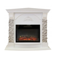 Каминокомплект RealFlame Athena Corner GR STD/EUG/24 WT с очагом Kendal 24 в ДНР