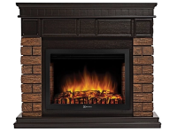 Каминокомплект Firelight Bricks 25 с очагом Electrolux EFP/P-2520LS камень темный/шпон венге в ДНР