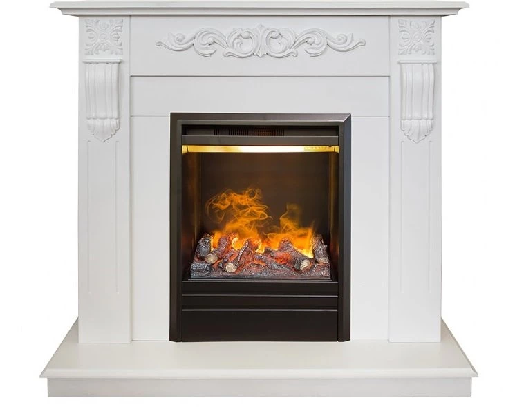 Каминокомплект RealFlame Dominica STD/EUG WT с очагом 3D Olympic в ДНР