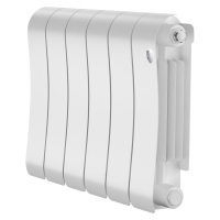Биметаллический радиатор отопления Royal Thermo Infinity 300 6 секций Bianco Traffico в ДНР
